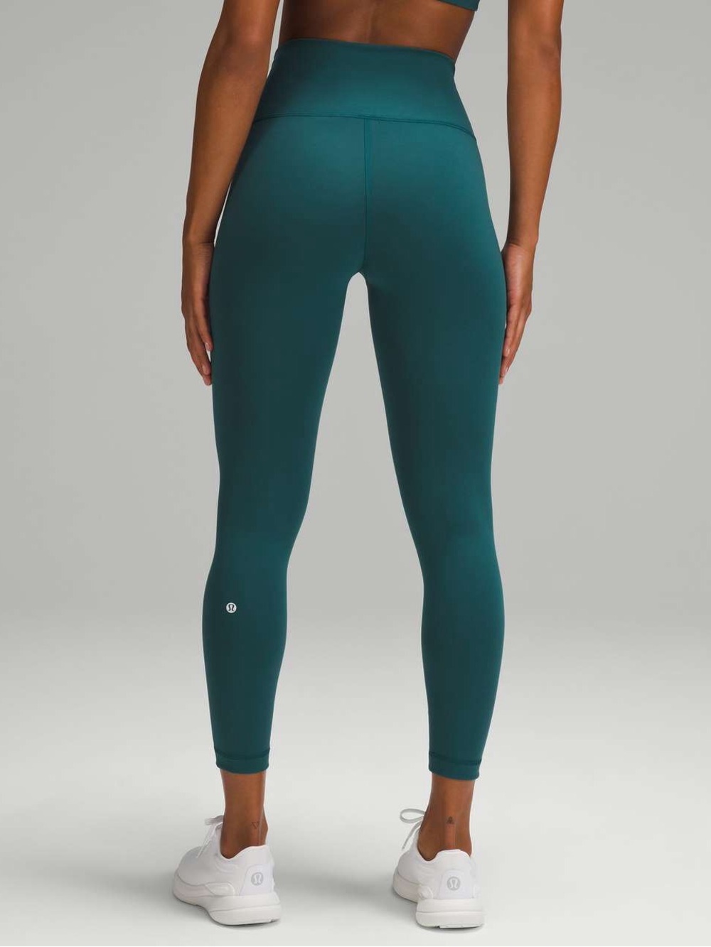 Lululemon Wunder Train High-Rise Tight 25" storm teal size 12